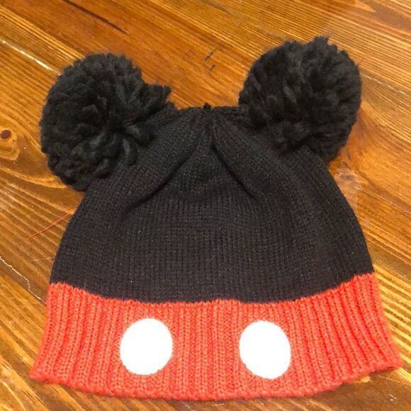 Mickey Mouse Toddler Winter Knit Hat OSFA - Picture 1 of 3
